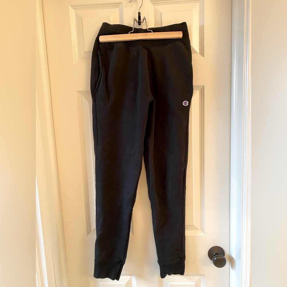 Champion black reverse weave Joggers.